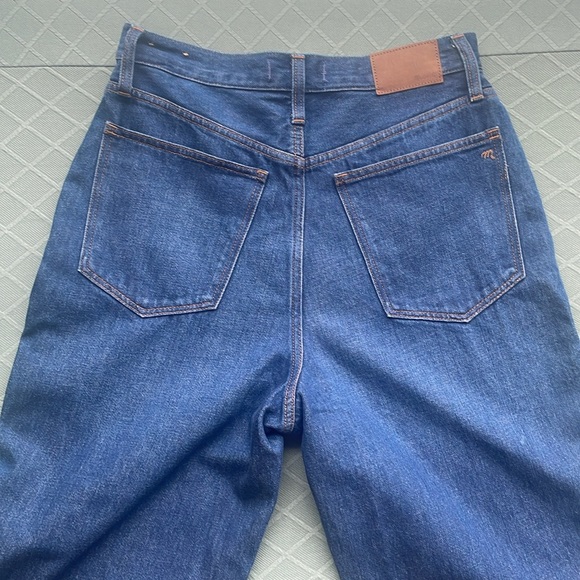 NWT! Madewell Baggy Straight Jeans in Dark Worn Indigo Wash - Picture 10 of 10